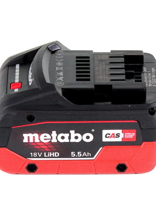 Metabo SB 18 LTX BL QI taladro percutor inalámbrico 18 V 130 Nm sin escobillas + 1x batería 5,5 Ah + metaBOX - sin cargador