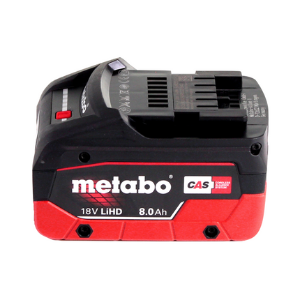 Metabo SB 18 LTX BL Q I 18 V Perceuse-visseuse à percussion sans fil 130 Nm brushless + 1x Batterie 8,0 Ah + Coffret metaBOX - sans chargeur