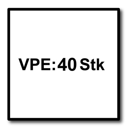 Filtres en papier Makita 40 pièces (4x 194565-3) pour aspirateur DCL 182 / 4076D / CL121D