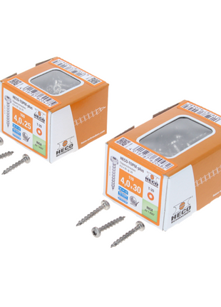 HECO Clipperset 100 Stk. ( 2x 62052 ) unsichtbare Befestigung für Terrassenbeläge ohne Nut