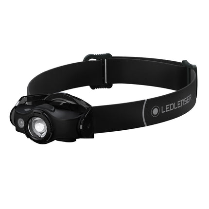 Ledlenser MH4 LED Lampe frontale 400 lm IPX4 Black ( 502151 ) + 1x Batterie rechargeable + 1x Câble de chargement