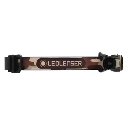 Ledlenser MH4 LED Lampe frontale 400 lm IPX4 Noir/Sable (502152) + 1x Batterie + 1x Câble de charge