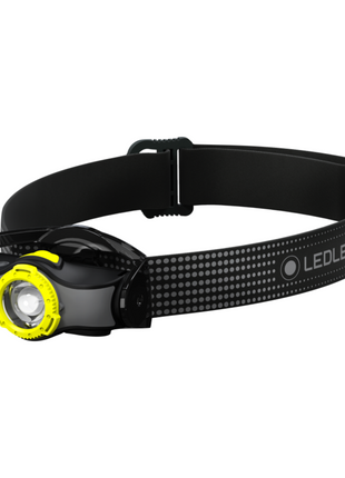 Ledlenser MH5 LED Stirnlampe 400 lm IPX4 Schwarz / Gelb ( 502144 ) + 1x Akku + 1x Ladekabel