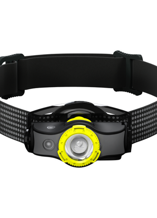 Linterna frontal LED Ledlenser MH5 400 lm IPX4 negro / amarillo (502144) + 1x batería + 1x cable de carga