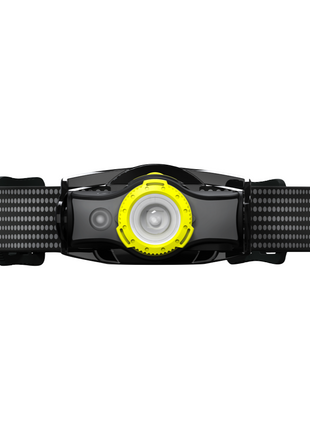 Ledlenser MH5 LED Lampe frontale 400 lm IPX4 Noir/Jaune ( 502144 ) + 1x Batterie + Chargeur