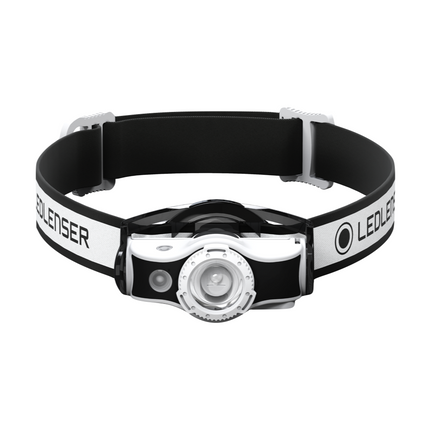Ledlenser MH5 LED Lampe frontale 400 lm IPX4 Blanc/Noir ( 502146 ) + 1x Batterie + Câble de charge