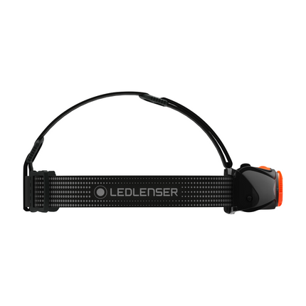 Ledlenser MH7 LED Lampe frontale 600 lm IPX4 Noir / Orange ( 502153 ) + 1x Batterie + Câble de charge