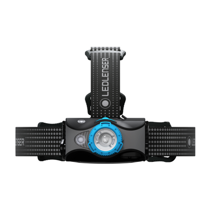 Ledlenser MH7 LED Lampe frontale 600 lm IPX4 Noir / bleu ( 502155 ) + 1x Batterie + Câble de charge