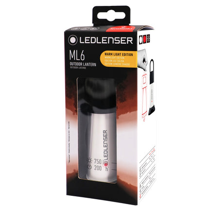 Ledlenser ML6 Lumière blanche chaude Lanterne LED 50 lm IPX6 (502084)