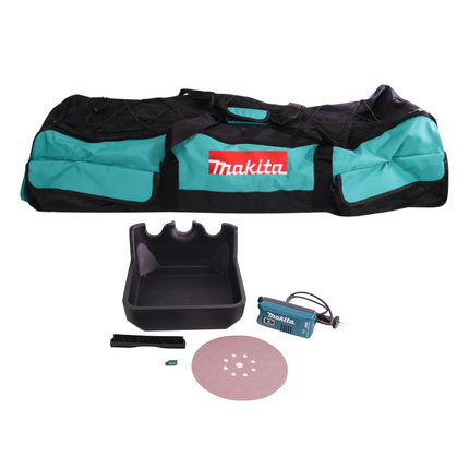 Makita DSL 800 ZX Ponceuse pour cloison sèche sans fil 225 mm 18 V sans balai + Sac + Accessoires - sans batterie, sans chargeur