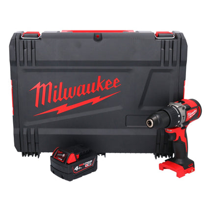 Perceuse à percussion sans fil Milwaukee M18 BLPD2-401X 18 V 82 Nm sans balais + 1x batterie 4,0 Ah + boîtier HD - sans chargeur