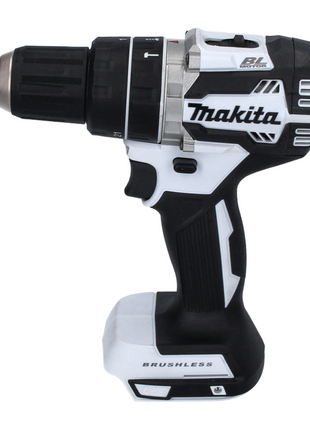 Makita DHP 484 RF W Taladro percutor inalámbrico 18 V 54 Nm sin escobillas blanco + 2x baterías 3,0 Ah + cargador