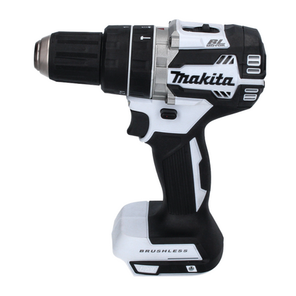 Makita DHP 484 RF W Perceuse-visseuse à percussion sans fil 18 V 54 Nm brushless + 2x Batterie 3,0 Ah + Chargeur