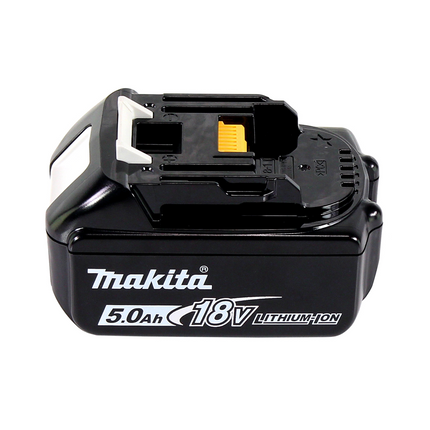 Makita DHP 484 T1 W Perceuse-visseuse à percussion sans fil 18 V 54 Nm Brushless + 1x Batterie 5,0 Ah - sans chargeur