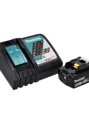 Makita DHP 484 RG1 W Perceuse-visseuse à percussion sans fil 18 V 54 Nm Brushless + 1x Batterie 6,0 Ah + Chargeur