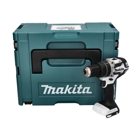 Makita DHP 484 ZJ W Taladro percutor inalámbrico 18 V 54 Nm sin escobillas blanco + Makpac - sin batería, sin cargador