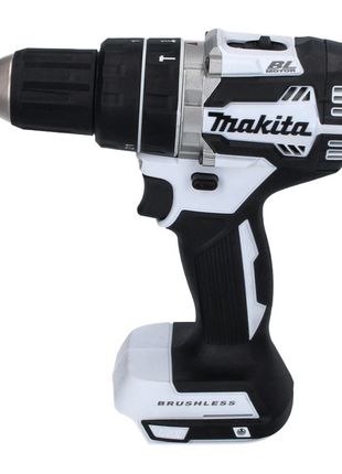 Makita DHP 484 F1J W Taladro percutor inalámbrico 18 V 54 Nm sin escobillas blanco + 1x batería 3,0 Ah + Makpac - sin cargador