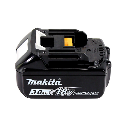 Makita DHP 484 F1J W Perceuse-visseuse à percussion sans fil 18 V 54 Nm Brushless + 1x Batterie 3,0 Ah + Makpac - sans chargeur