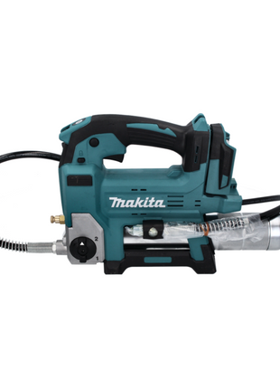 Pistola engrasadora a batería Makita DGP 180 RG 18 V 690 bar + 2x baterías 6,0 Ah + cargador