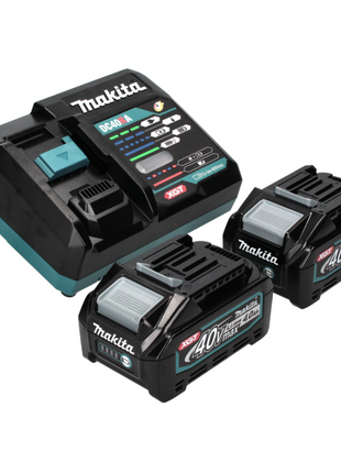 Makita RS002GM1 Scie circulaire sans fil 185mm max. 40V Brushless + 2x Batteries 4,0 Ah + Chargeur