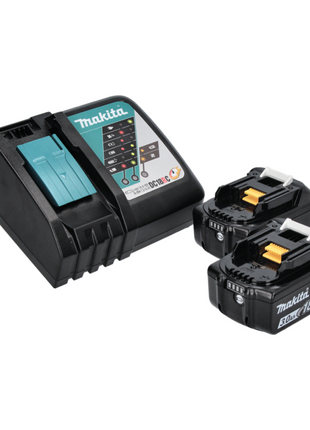 Makita DSL 800 RFX ponceuse à long col avec batterie 18 V 225 mm sans balais + 2x batteries 3,0 Ah + chargeur + accessoires + sac