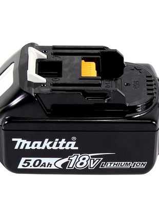 Makita DSL 800 T1X ponceuse à long cou sans balais 18 V 225 mm + 1x batterie 5,0 Ah + accessoires + sac - sans chargeur