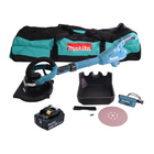 Makita DSL 800 G1X Akku Langhalsschleifer 18 V 225 mm Brushless + 1x Akku 6,0 Ah + Zubehör + Tasche - ohne Ladegerät