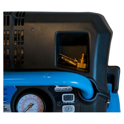 Güde 190/08/6 Compresseur Airpower 1100 W 8 bar ( 50089 ) + Tuyau spiralé + Pistolet de gonflage + Gonfleur de pneus