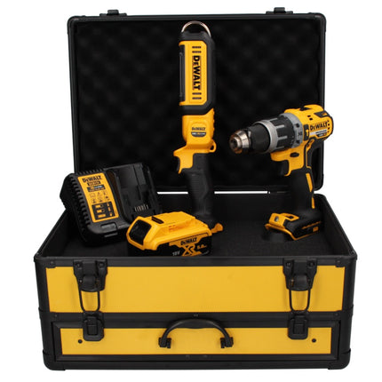 DeWalt DCD 796 P1 TX Perceuse visseuse à percussion sans fil, sans balai - 18 V 70 Nm  + 1x Batterie 5 Ah + Chargeur + Coffret TX + Lampe