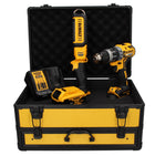 DeWalt DCD 796 P1 TX Perceuse visseuse à percussion sans fil, sans balai - 18 V 70 Nm  + 1x Batterie 5 Ah + Chargeur + Coffret TX + Lampe