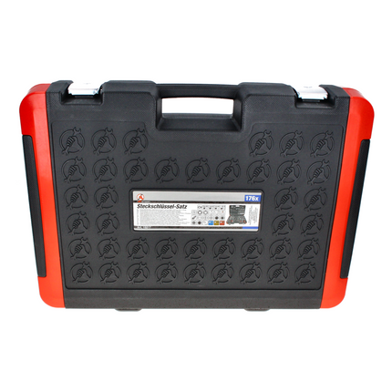 BGS technic Jeu de clés à douille 6.3 mm 1/4" 10 mm 3/8" 12.5 mm 1/2" - 176 pièces. ( 15217 )