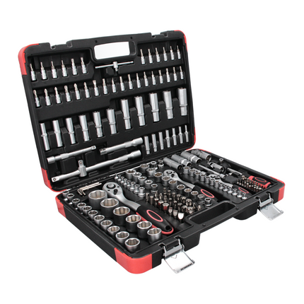 BGS technic Jeu de Clés à douille - 172 pièces. ( 2283 ) Entraînement 6,3 mm ( 1/4" ) 10 mm ( 3/8" ) 12,5 mm ( 1/2" )