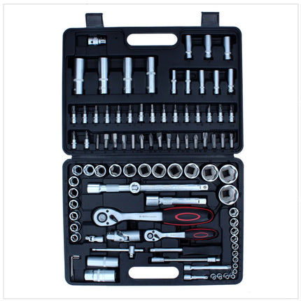 BGS technic Jeu de clés à douille Jeu d'embouts 6.3 mm 1/4" + 12.5 mm 1/2" - 94 pièces ( 2296 )