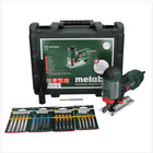 Metabo STE 100 Quick 710 W Scie sauteuse (601100900) + 21x Lames de scie sauteuse + Buse d'aspiration + Verre de protection + Mallette