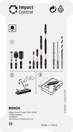 Bosch Impact Control Multi Construction Schrauber 35 tlg. Bit- und Bohrer Set ( 2608577147 ) - Toolbrothers