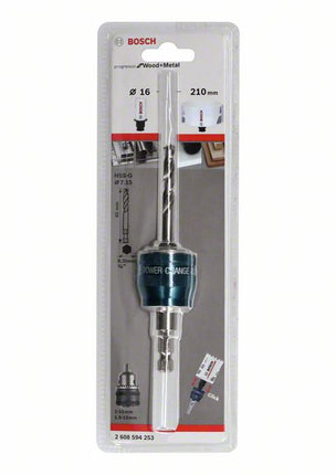 Bosch Power Change Plus Adaptateur 3/8 “ + Foret HSS-G 7,15 mm - compatible avec les scies trépans (2608594253)