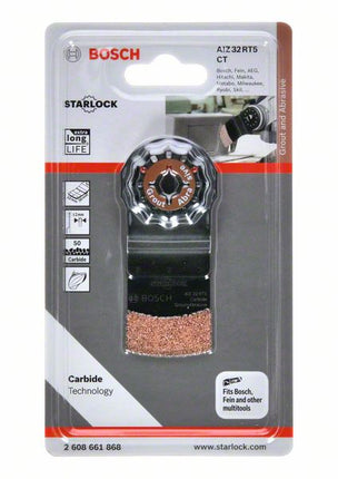 Bosch AIZ 32 RT5 Lame de scie plongeante à concrétion carbure Starlock K50 30x32mm très longue durée de vie ( 2608661868 )
