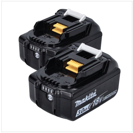 Makita DML 810 F Lampe LED sans fil 18 / 36 V ( 2 x 18 V ) 5500 lm IP54 + 2 batteries 3,0 Ah - sans chargeur