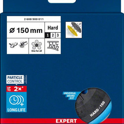 Bosch Expert Plaque de support multitrous dure 150 mm (2608900011) pour ponceuses excentriques
