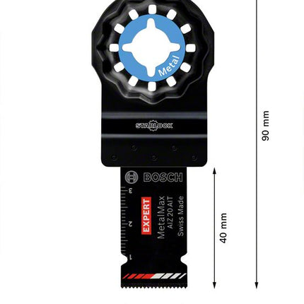 Bosch EXPERT AIZ 20 AIT Tauchsägeblatt Starlock 20 x 40 mm 5 Stk. ( 2608900013 ) für Metall Carbide MetalMax - Nachfolger von 2608662034 - Toolbrothers