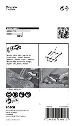 Bosch EXPERT AIZ 32 AIT Lames de scie plongeante en métal Starlock 32 x 40 mm - 5 pièces