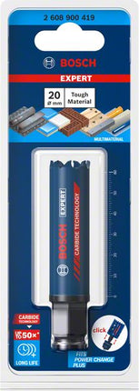 Bosch EXPERT Scie cloche Tough Material 20 x 60 mm Carbide (2608900419) Universelle