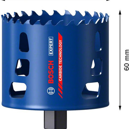 Scie cloche EXPERT Tough Material Bosch 80 x 60 mm ( 2608900437 ) Carbide Technology