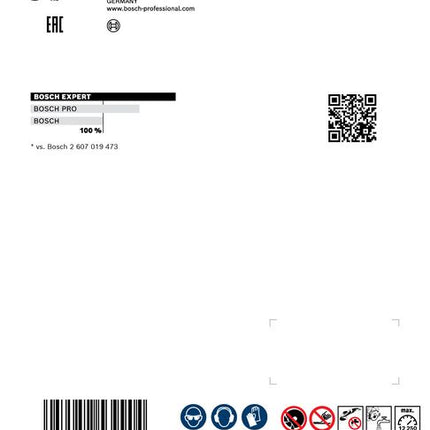 Bosch EXPERT HardCeramic Disque à tronçonner diamanté, 125 x 22,23 mm, Diamond Technology, 1 pc. (2608900655)