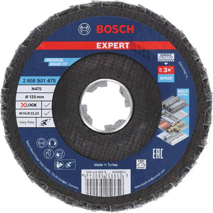 Bosch EXPERT N475 Surface Conditioning Material Disque à lamelles - 125 mm, Fin, X-LOCK, 1 pcs. ( 2608901475 )