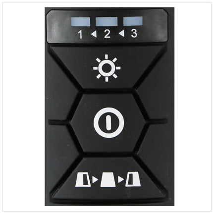 Lampe LED sans fil Makita DML 810 PF 18 / 36 V ( 2 x 18 V ) 5500 lm IP54 + 2 batteries 3,0 Ah + double chargeur