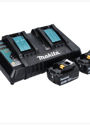 Makita DML 810 PF éclairage de zone LED sur batterie 18 / 36 V (2 x 18 V) 5500 lm IP54 + 2x batteries 3,0 Ah + double chargeur