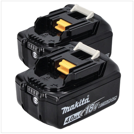 Makita DML 810 M Lampe LED sans fil 18 / 36 V ( 2 x 18 V ) 5500 lm IP54 + 2x batterie 4,0 Ah - sans chargeur