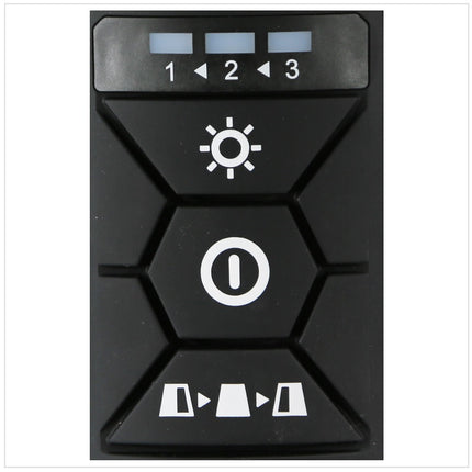 Makita DML 810 RM Lampe LED sans fil 18 / 36 V ( 2 x 18 V ) 5500 lm IP54 + 2 batteries 4,0 Ah + chargeur