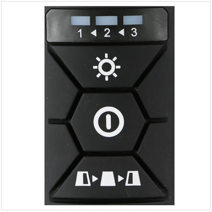 Lampe LED sans fil Makita DML 810 PM 18 / 36 V ( 2 x 18 V ) 5500 lm IP54 + 2 batteries 4,0 Ah + double chargeur